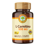 L-carnitina - Minerales - 60 Cápsulas De 500mg- Naturelab Sabor Sin Sabor