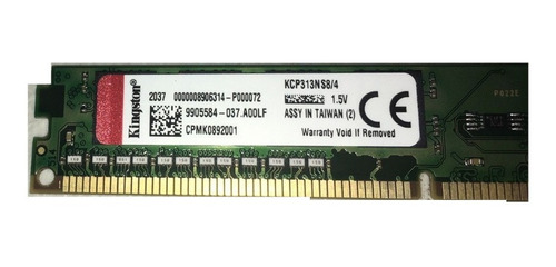 Ddr3 4gb 1x4gb Kingston Kvr13n9s8/4