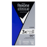 Antitranspirante Em Creme Rexona Clinical Clean Men 48 G