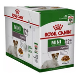 Royal Canin Size Health Nutrition Mini Ageing 12+ Alimento En Caja De 12 Sobres De 85gr