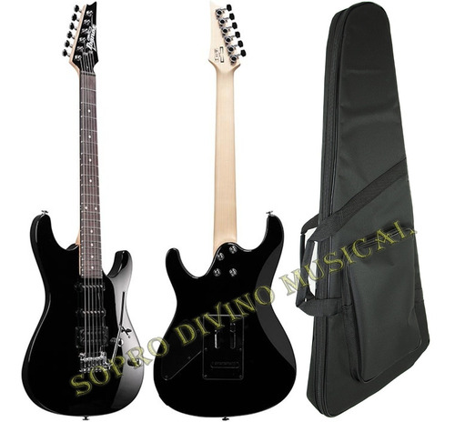Guitarra Stratocaster Humbucker Single Coils Ibanez Gsa60bkn