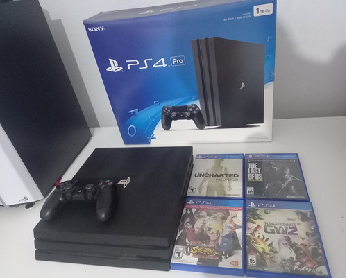 Ps4 Pro 1 Tb + 1 Joystick(nuevo) + Resident Evil 4 (remake)