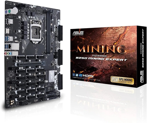 Kit Placa Mãe Asus B250 Mining Expert + Proc + Memoria