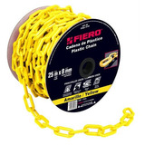 Cadena Plastica 8 Mm X 25 Mt Amarilla Fiero 44182 Color Amarillo