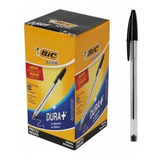 Caneta Bic Esferográfica 1.0 Preta Cristal 50 Un