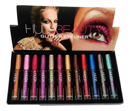 Set Sombras Gliter Huda Beauty 