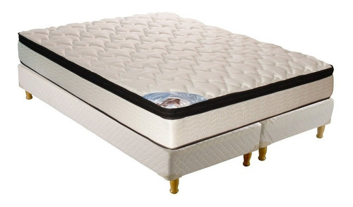 Inducol Resortes Pocket Firm Sommier Americana King De 200cmx200cm Color Blanco