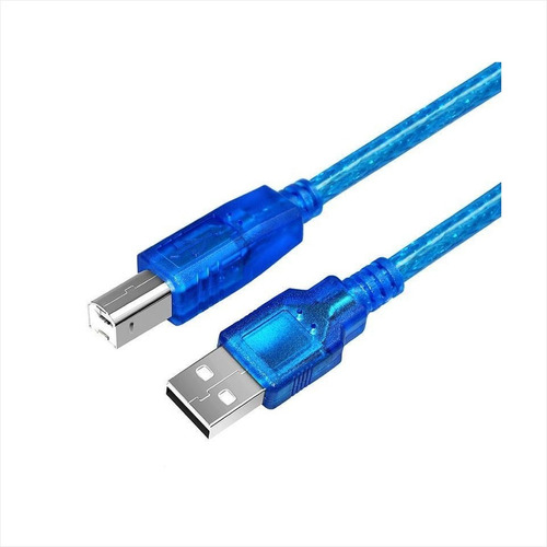 Cable Usb De 5 Mts. Para Impresora, Multifuncional, Escáner