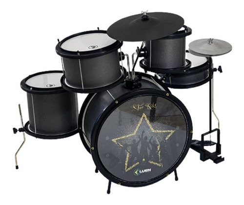 Bateria Infantil Pop Max Instrumento Musical - Profissional 