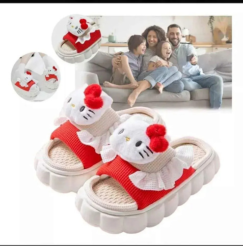 Pantuflas Kitty Comodas Sandalias Chanclas Kuromi Cinnamorol