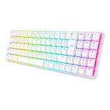  Teclado Ashe Pro Gamer Usb Rgb Branco K626p-kbs-w 