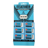 Lâmina Barbear Feather Platinum Coated Blade 60 Unidade