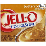 Jell-o Cocinar Y Servir Pudín Y Relleno De La Torta, Caramel