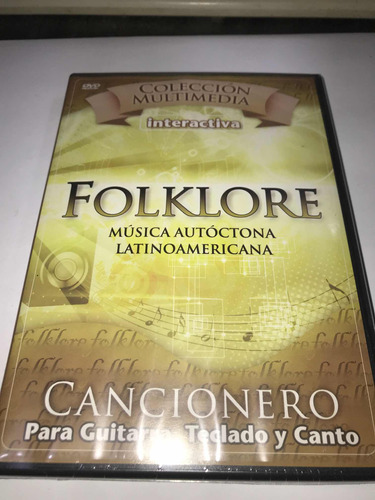 Cancionero Para Guitarra Teclado Y Canto Folklore Dvd Nuevo