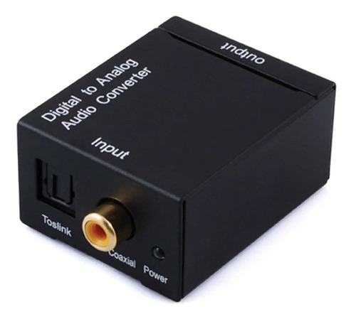 Convertidor Audio Digital A Analogico Coaxial Optico Rca Aux