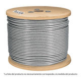 Cable Flexible Acero 1/8' Recubierto Pvc 300 M 48810