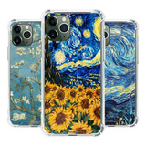 Funda Van Gogh Varios Diseños Para iPhone Antigolpes