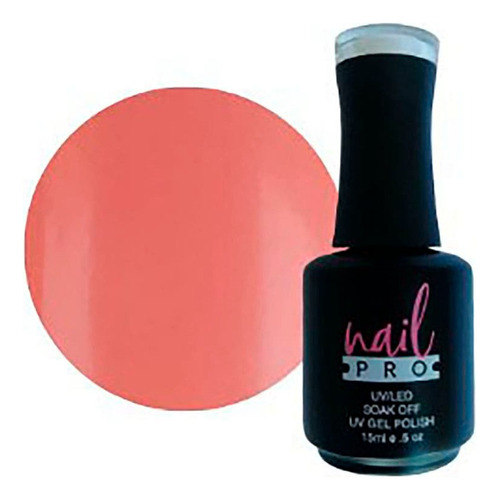 Gel Color Esmaltado Permanente Nailpro Profesional Damasco