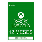 Xbox Live Gold 12 Meses Completos