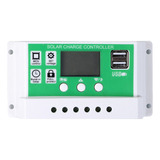 Controlador De Carga Solar 100a 12/24v Pwm Pa Controlador