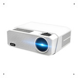 Projetor De Imagem Hq9w Android 10.0 Everycom 8000 Lumens 4k Cor Branco