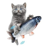 Juguete Gato  Pescado Usb Que Se Mueve Pez Con Movimiento