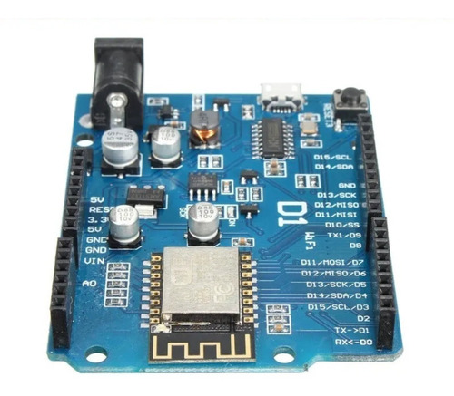 Esp-12e D1 Wifi Uno Shield Esp8266 Para Arduino Emakers  