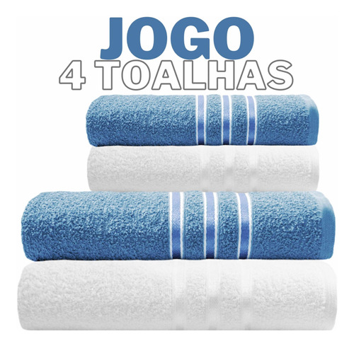 Toalhas De Banho E Toalha De Rosto Kit Jogo Piscina E Praia