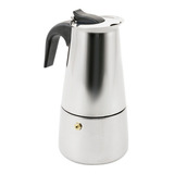 Cafetera Tipo Moka C/asa Para Espresso 6 Tz Acero Inox Av-03