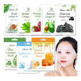 4 Mascarillas Faciales Natural Hidratantes Exfoliante Mask