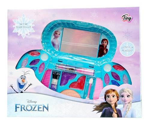 Set De Maquillaje Frozen Make Up Espejo Maquillaje Y Labial