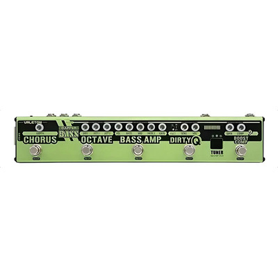 Pedal multiefectos Valeton Dapper Bass VES-2 verde para bajo analógico | Envío gratis