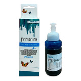 Botella De Tinta Compatibilidad Epson 664c Cian L110 L120