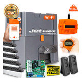 Kit Motor Portão Ppa Dz Cond Jetflex Wifi Prog 5m Crem 900kg