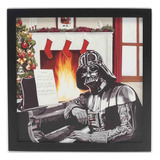 Star Wars Darth Vader Cozy By The Fire - Decoración De Pared