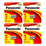 Cr123 Panasonic Cr123a No Recargable Litio 3v - 4 Piezas