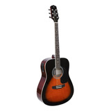 Violão Eletroacústica Giannini Performance Gd-1 Eq Para Destros 3 Tone Sunburst