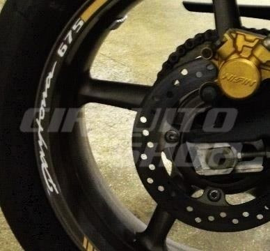 Friso Adesivo Refletivo Roda M01 Moto Triumph Daytona 675