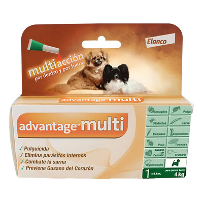 Advantage Multi Contra Pulgas Y Parásitos Perro 4 Kg | Envío gratis