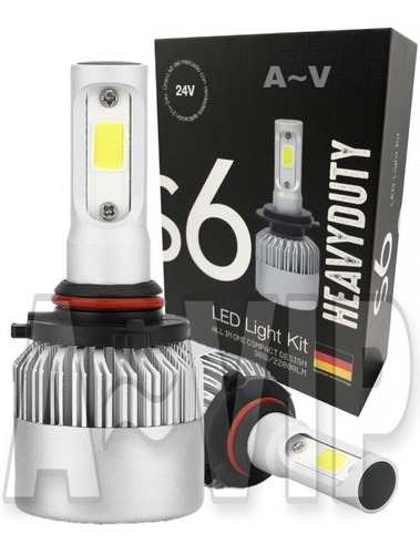 Kit Lámparas Led Cree S6 Plus 44000 Lm H4 H7 H1 H3 H11 A-vip