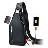 Mariconera Pechera De Calidad Con Usb , Mochila Cruzada T- P