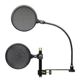 Filtro Antipop Superlux Hm-18ag Pop Filter Doble Capa Prof.