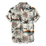 I Camisas De Manga Corta Estilo Hawaiano De Verano Para Homb