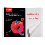 Papel Foto Matte Adesivo À Prova D'água A4 135g 20 Folhas