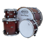 Bateria Rmv  Exclusive B18,t12,s14 Cx14 Vinho Com Ferragem