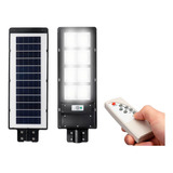 Reflector Solar Led 120w Sensor De Movimiento Calle Control