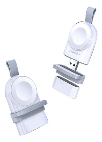 Cargador Inalambrico Portatil Ugreen Para Apple Watch Mfi Color Blanco