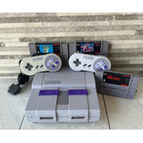 Consola Super Nintendo Con 3 Juegos!! 