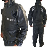 Capa De Chuva Motoboy Motociclista Poliéster C Bolso Rm Moto