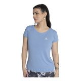 Remera Salomon Xa Lite Mujer Running Azul